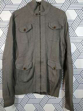 Banana Republic Mens Chore Style Sweater Jacket Size Medium